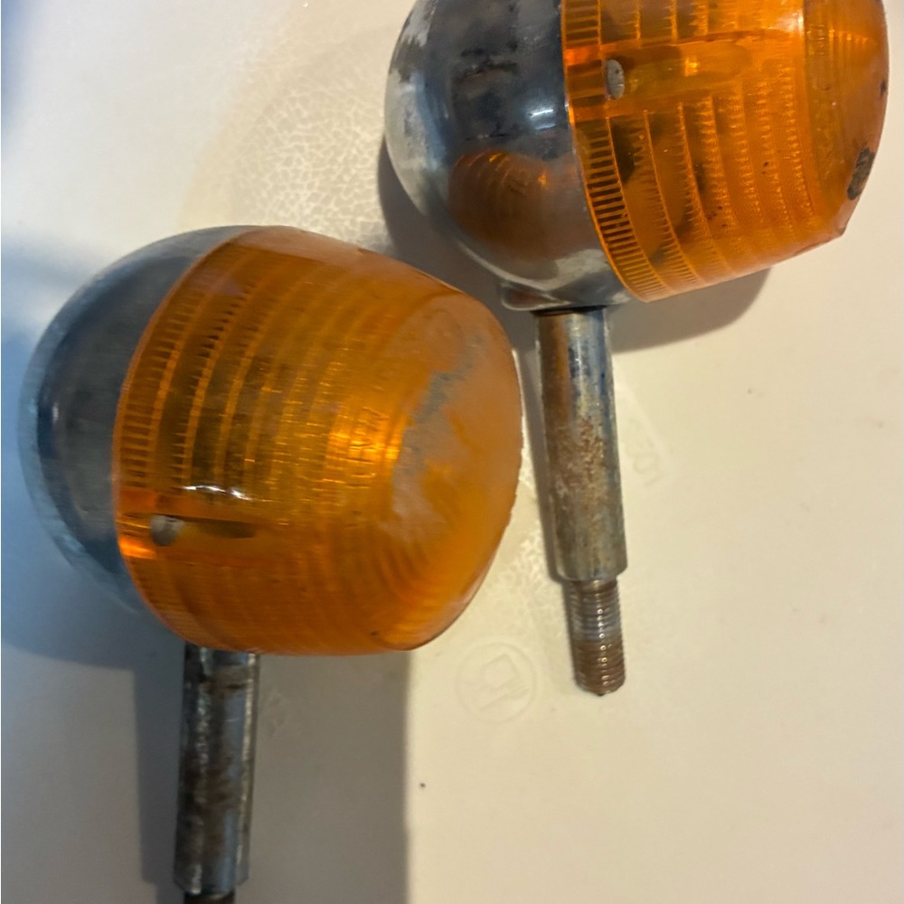Vintage Motorcycle Turn Signal Lights